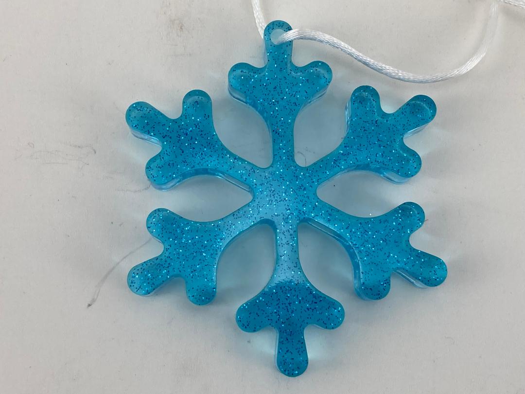 Large Blue Snowflake