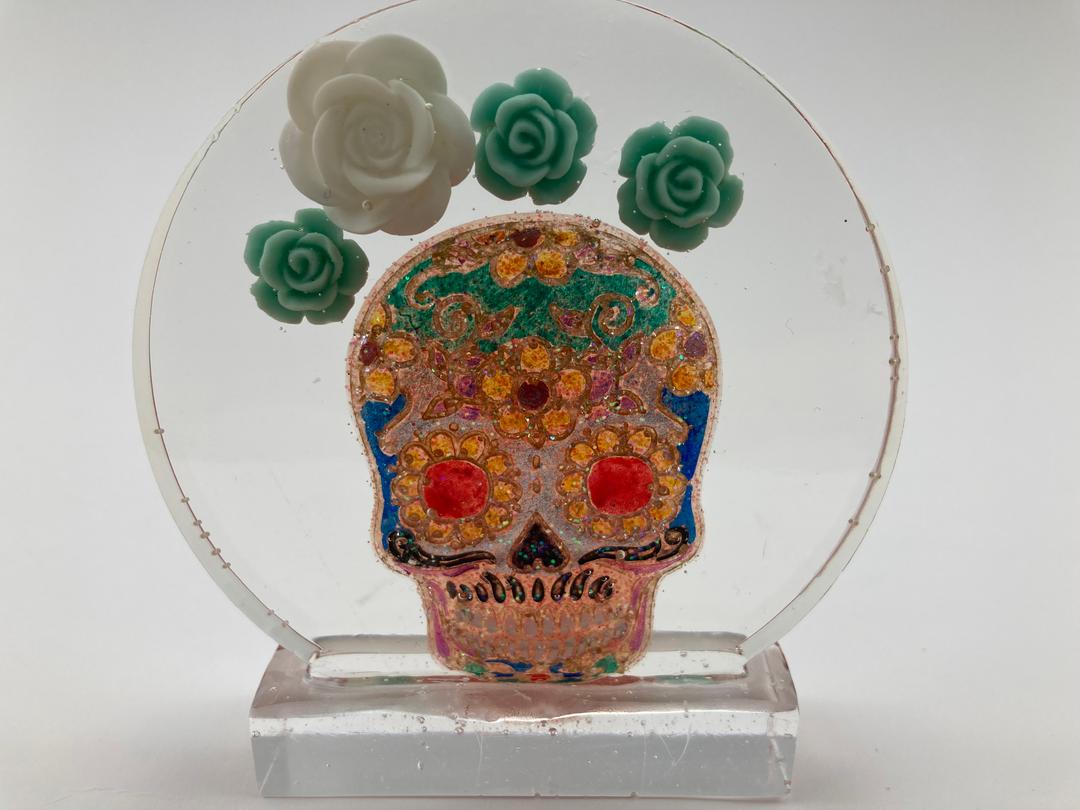 Sugar Skull in its own stand