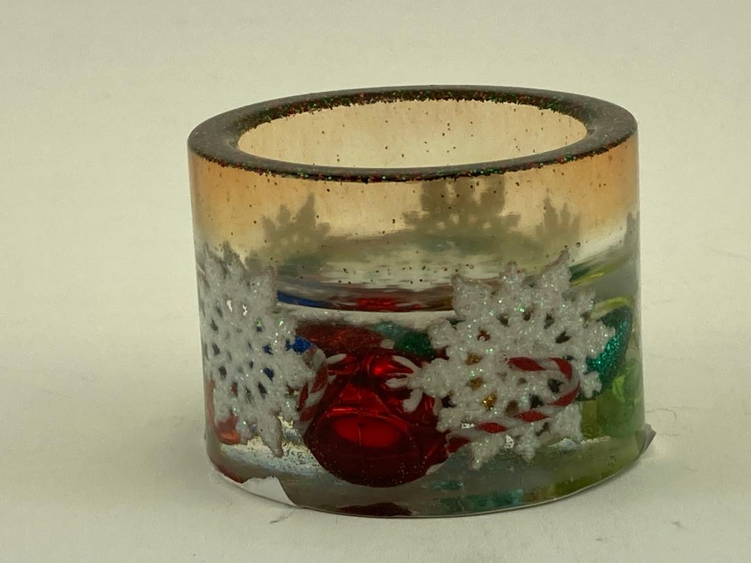 Christmas candle holder