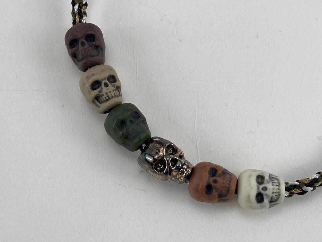 Skull Bracelet in Camo Colors