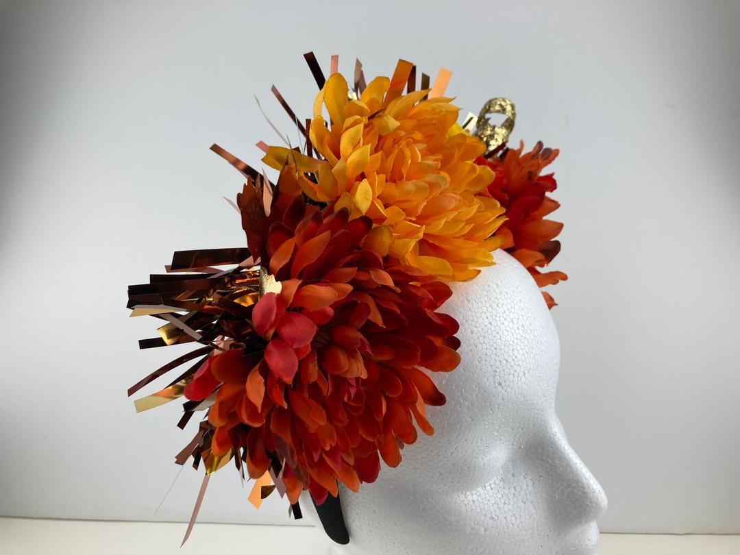 Fall Colors Flower Crown #2