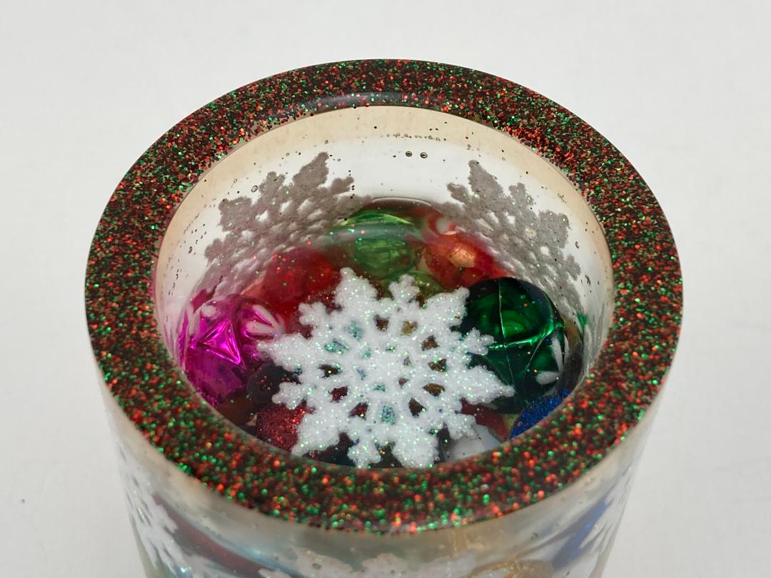 Christmas candle holder