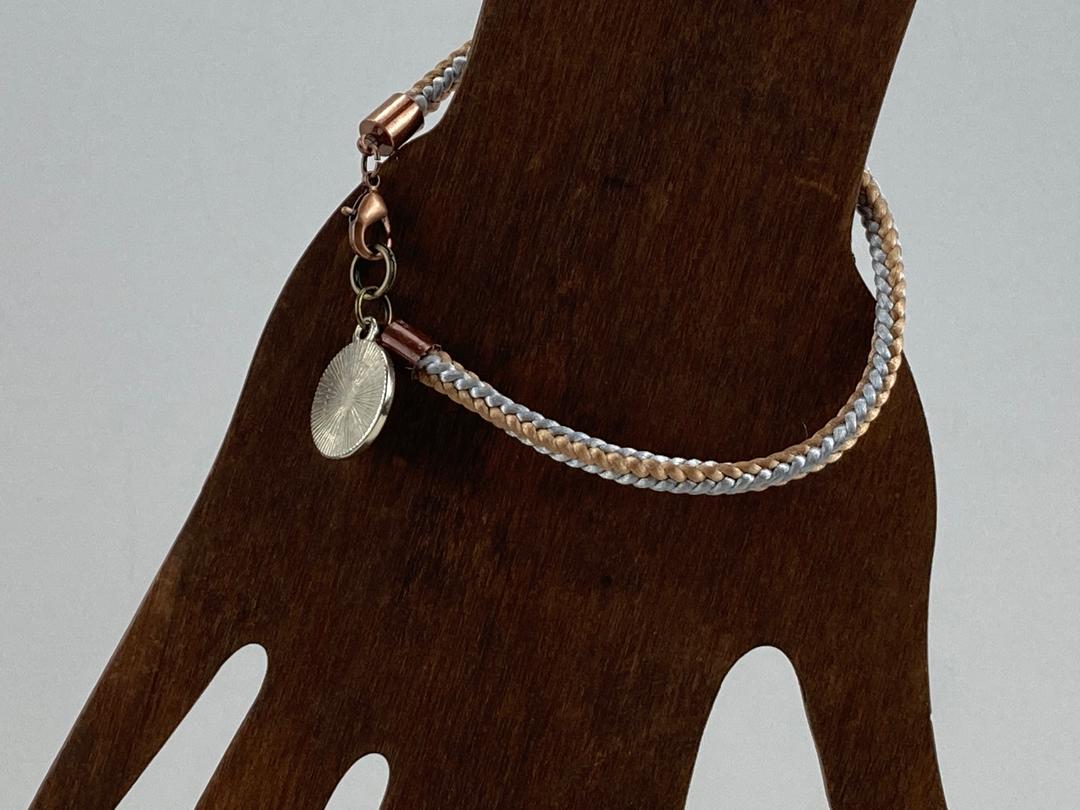 Gold and Silver Bracelet with Butterfly Charm