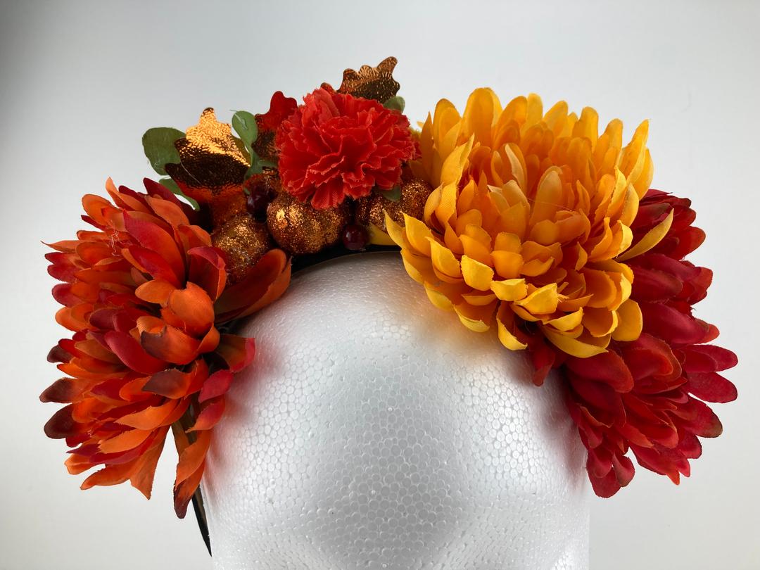 Fall Colors Flower Crown