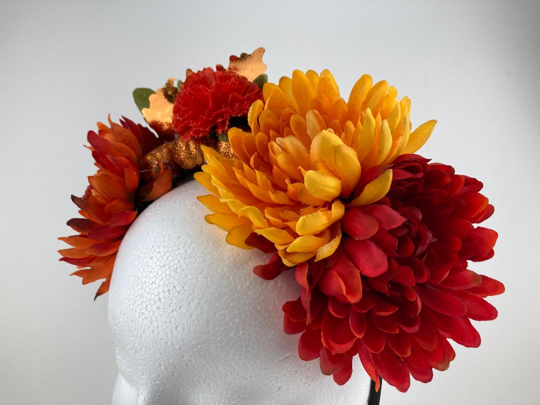 Fall Colors Flower Crown