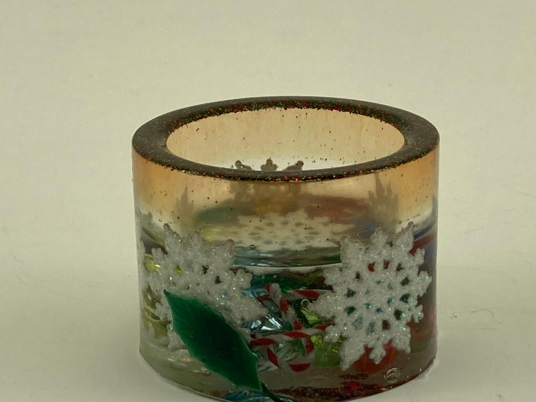 Christmas candle holder