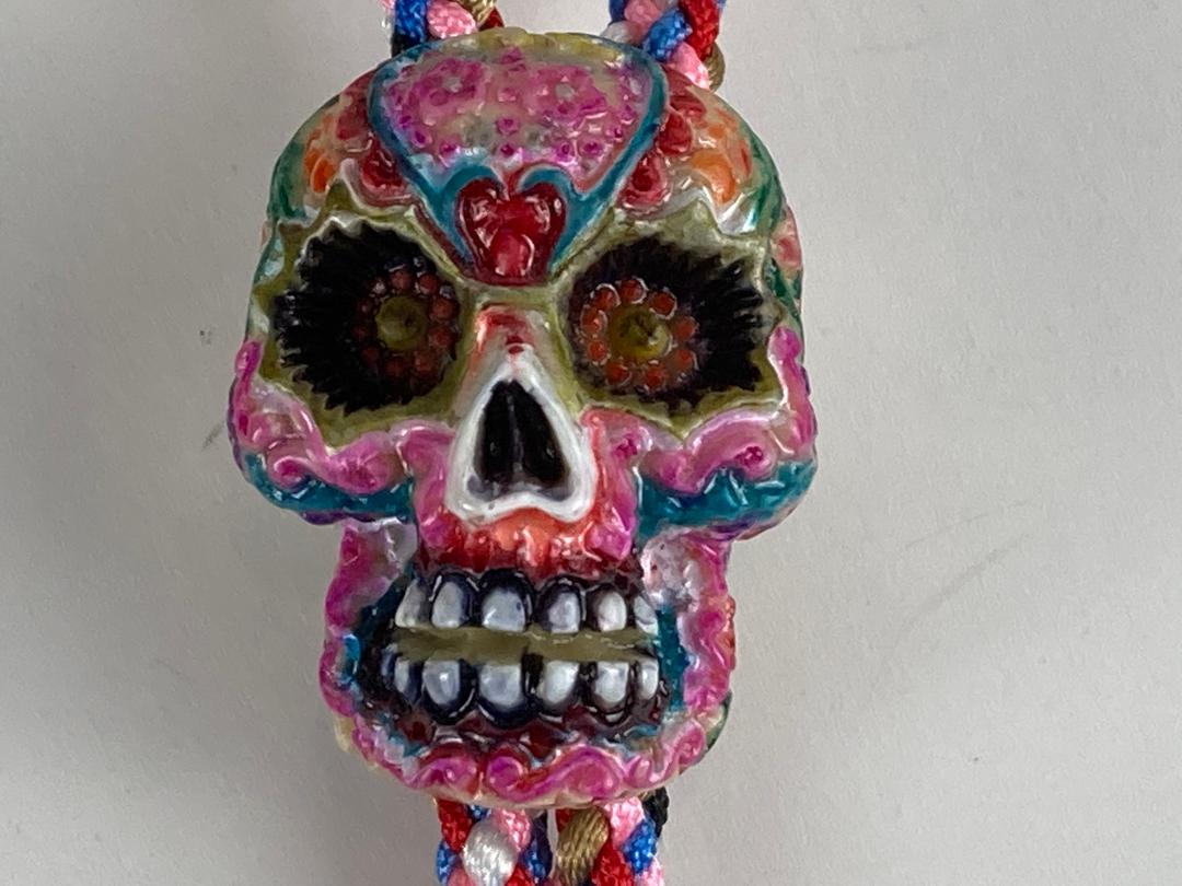 Painted Sugar Skull Bolo