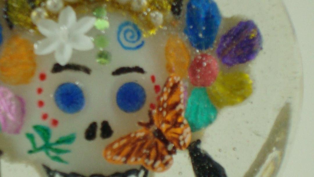 Catrina with Butterfly and Crown